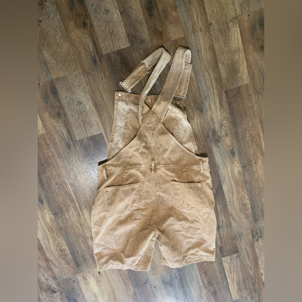 BiBi Tan Corduroy Shortall Overall Sz L